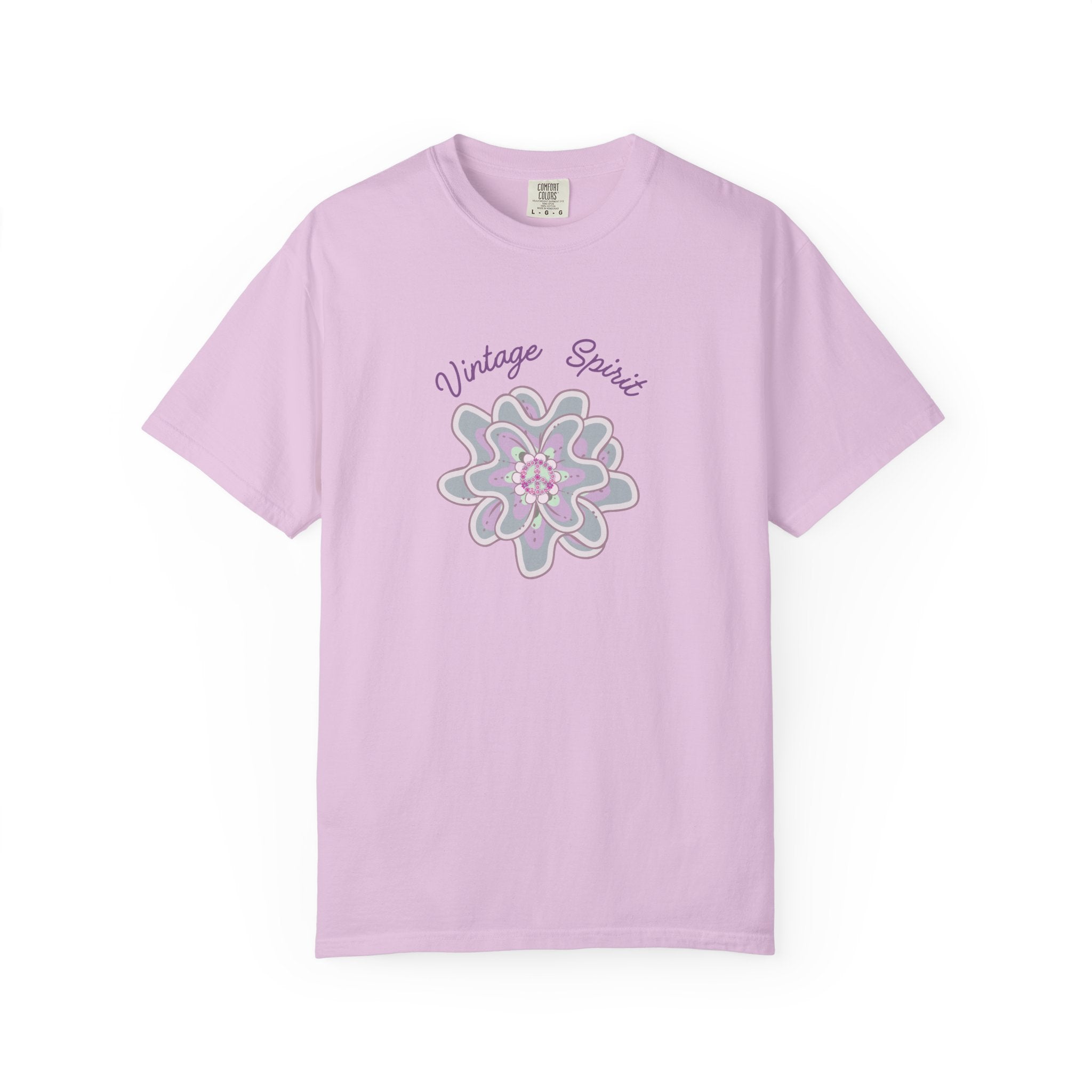 Peace and Love Vintage Spirit Floral T-Shirt -- For Her