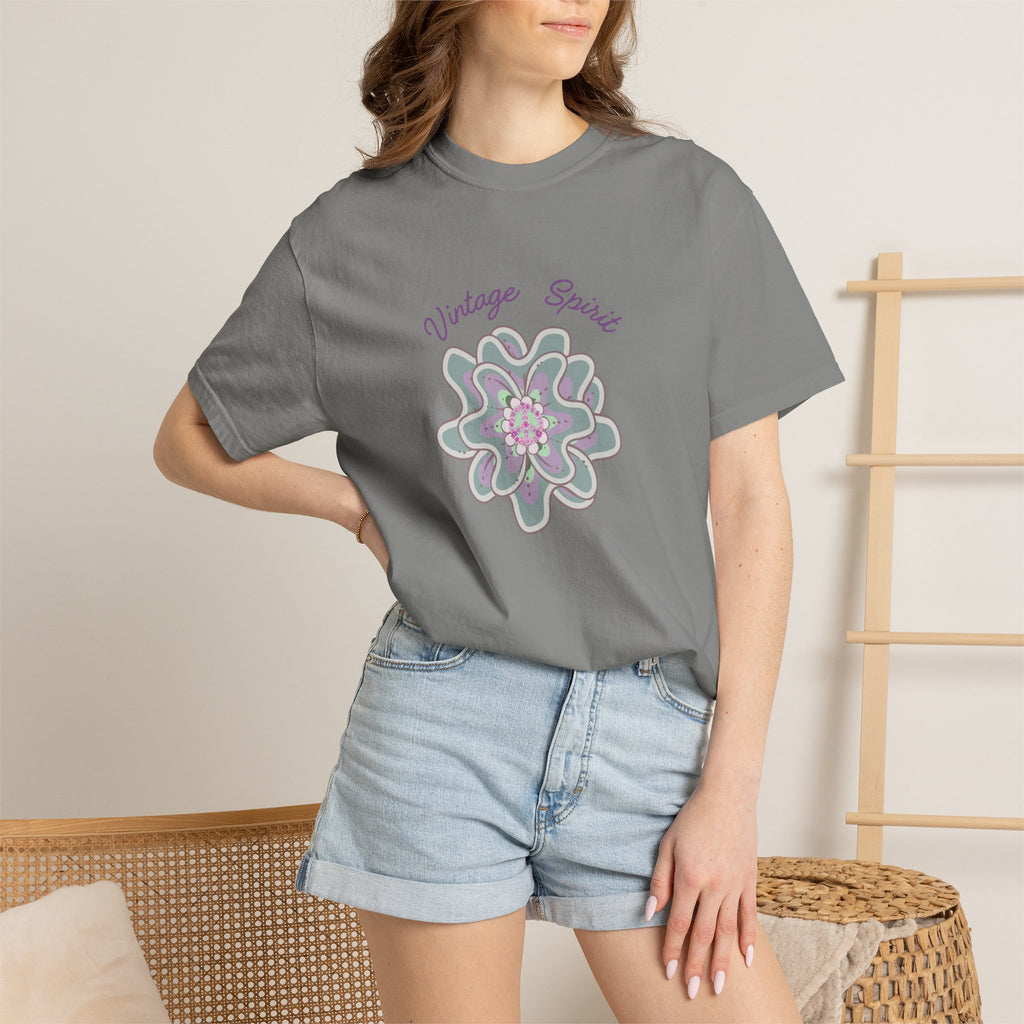 Peace and Love Vintage Spirit Floral T-Shirt -- For Her