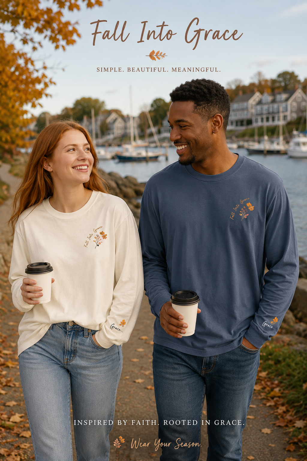 Fall Into Grace Long Sleeve Tee