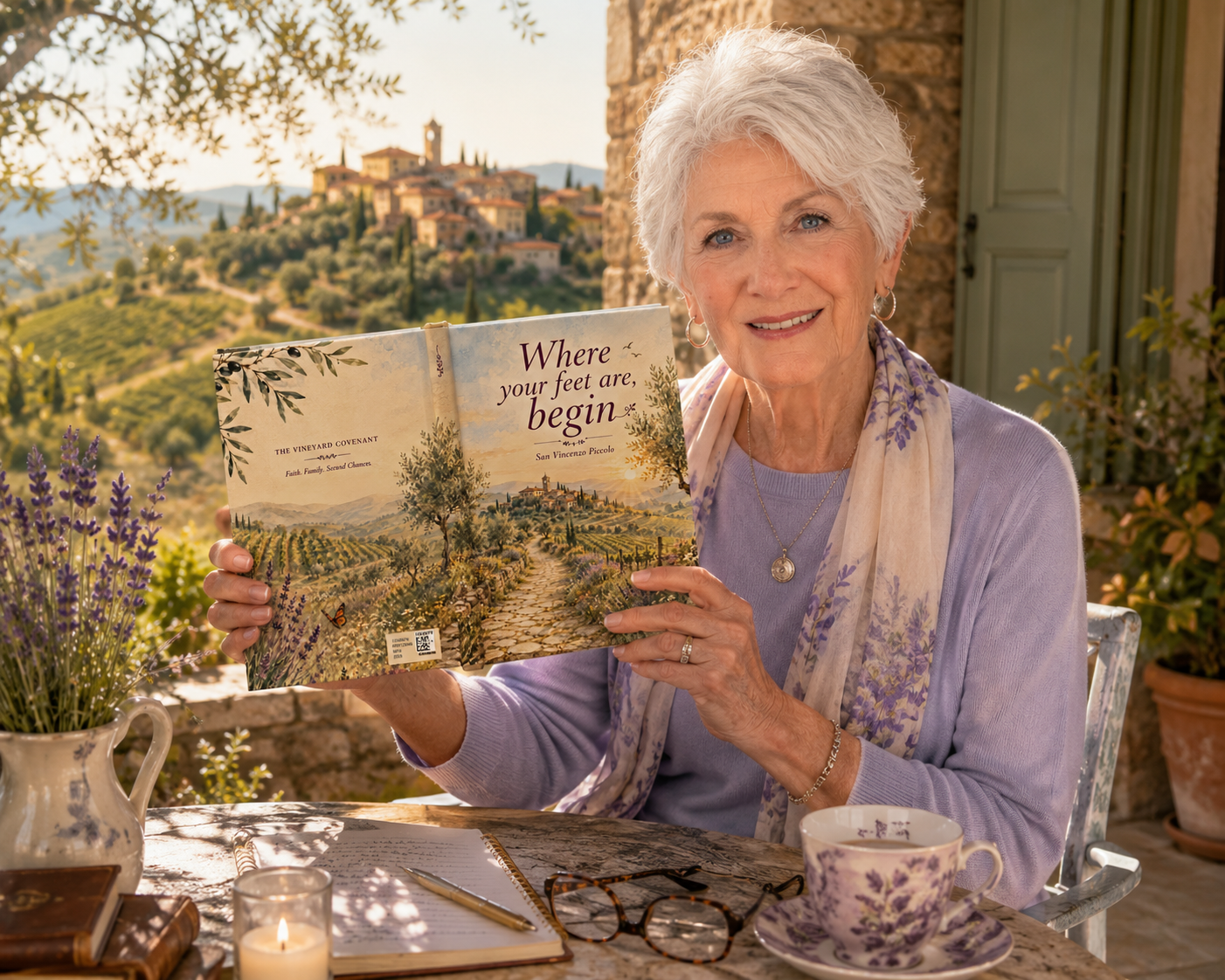 Where Your Feet Are, Begin — The Vineyard Covenant Hardcover Journal