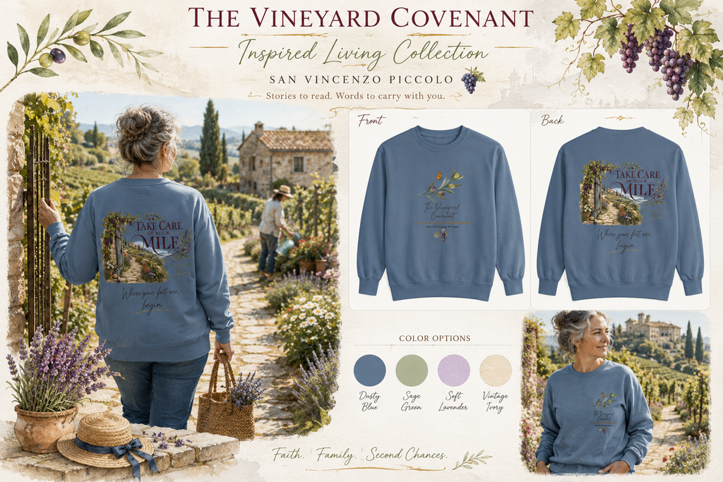 The Vineyard Covenant: Sarah’s Song — Women’s Crewneck Sweatshirt