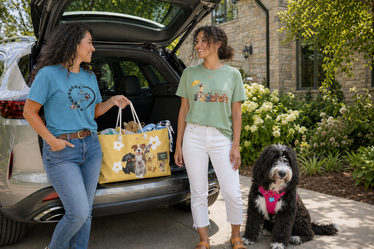 Adopt Me | Cute Rescue Dogs Weekender Tote Bag – Pet Lover Gift