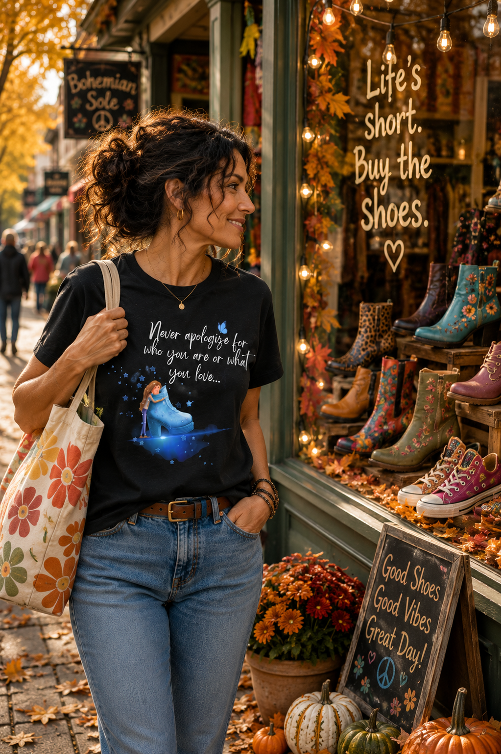Never Apologize for What You Love   Women's Relaxed Tee