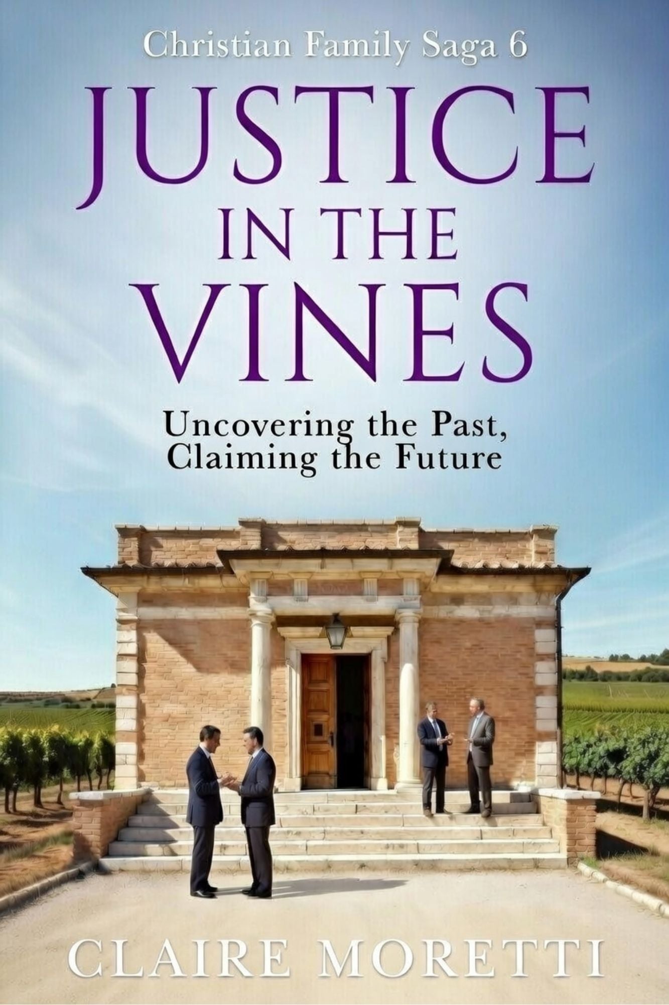 Justice in the Vines book cover by Claire Moretti