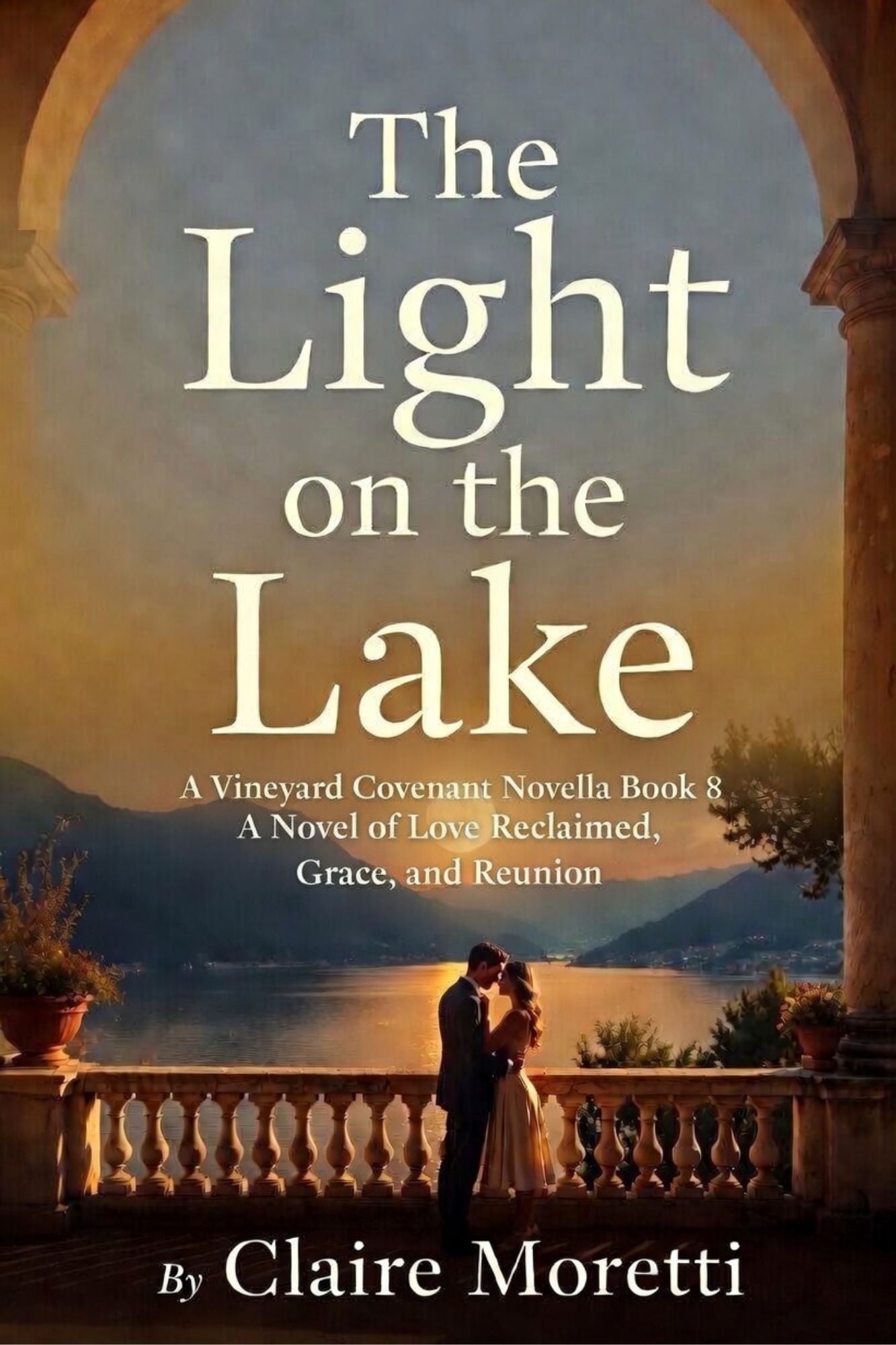 The Light on the Lake book cover by Claire Moretti
