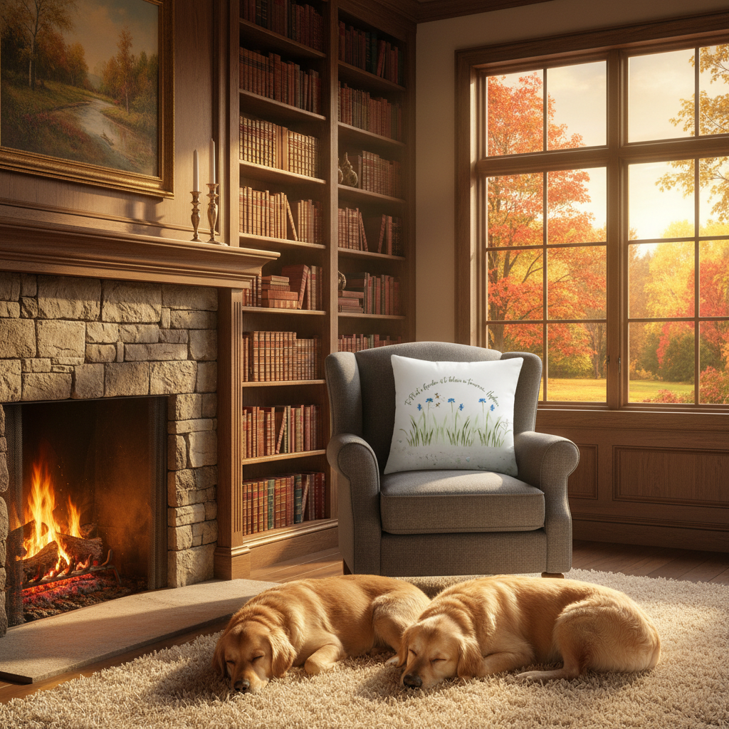 Hepburn Pillow in Cozy Den