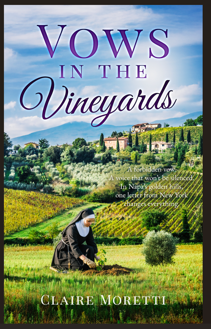Vows in the Vineyards book cover by Claire Moretti