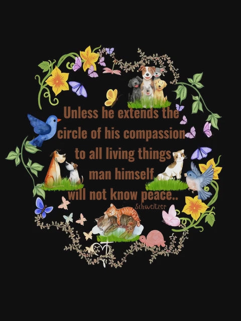 Circle of Compassion - Schweitzer Unisex Relaxed Comfort Tee