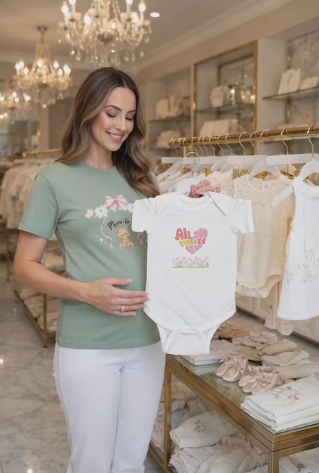 Mom to Be | Proverbs 31:25-26 Strength & Dignity T-Shirt – Expecting & Plus Size Friendly